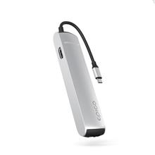 Zobrazit detail produktu Dokovac stanice 6v1 Epico Hub 100W 1xUSB-C, 3xUSB, 1xHDMI, 1xRJ45 stbrn