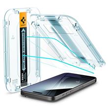 Zobrazit detail produktu Ochrann sklo Spigen Glass tR EZ Fit 2 Pack pro iPhone 15 Pro Max transparentn
