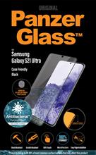 Zobrazit detail produktu ROZBALENO - Antibakteriální ochranné sklo displeje PanzerGlass Case Friendly pro Samsung Galaxy S21 