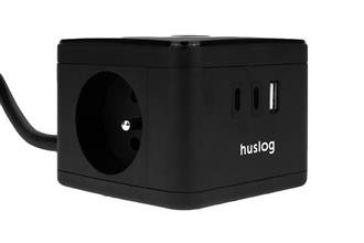 Zobrazit detail produktu Nabjec stanice Huslog 12W 2xzsuvka, 2xUSB-C, 1xUSB ern