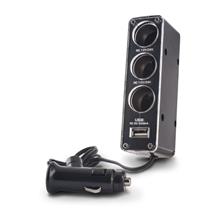Zobrazit detail produktu Nabjeka do auta 2v1 Forever 1x USB, 3x zsuvka 12/24V