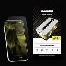 Zobrazit detail produktu Sklo Hammer Glass Xpress Protect pro Apple iPhone 16 Pro/17 s instala�n�m r�me�kem