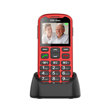 Zobraziť detail tovaru - Telefon CPA Halo 19 Senior červený s nabíjecím stojánkem