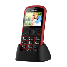 Zobrazit detail produktu Telefon CPA Halo 21 Senior červený s nabíjecím stojánkem