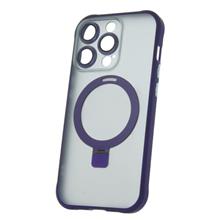 Zobrazit detail produktu ROZBALENO - Silikonov TPU pouzdro Mag Ring pro iPhone 15 Pro fialov
