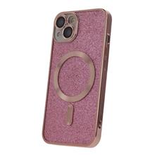Zobrazit detail produktu ROZBALENO - Silikonov TPU pouzdro Mag Glitter Chrome pro iPhone 15 Pro Max rov